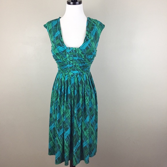 Calvin Klein Dresses & Skirts - Calvin Klein Retro Fit Flare Cocktail Dress Geo